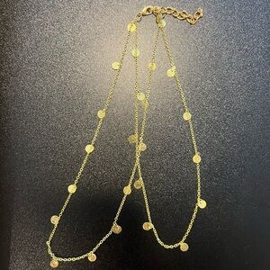 💰Double chain adjustable choker